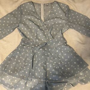 Polka Dot Wrap Dress